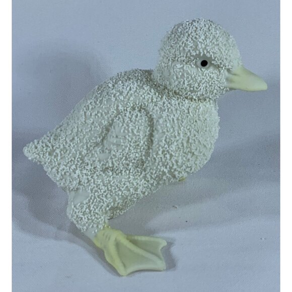 Vintage Dept 56 Easter 1993 Textured Cream Duckling Figurine 282-6 Porcelain 3" - Picture 2 of 12